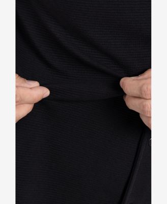 Men's Camp Collar Short Sleeve Textured Button-Up Shirt