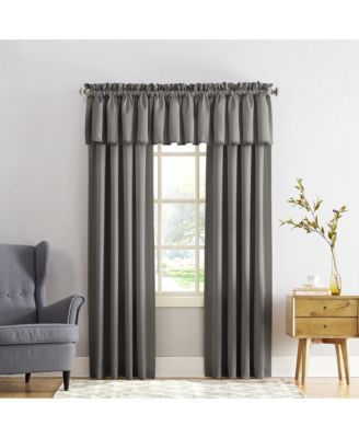 Grant Room Darkening Rod Pocket Curtain Valance