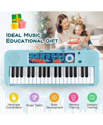 61-Key Electronic Keyboard Piano Set with LCD Screen for Beginners