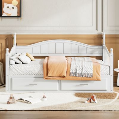 Streamdale Twin Daybed with Trundle, Storage & Extension, Grey (Arrives 9.12)