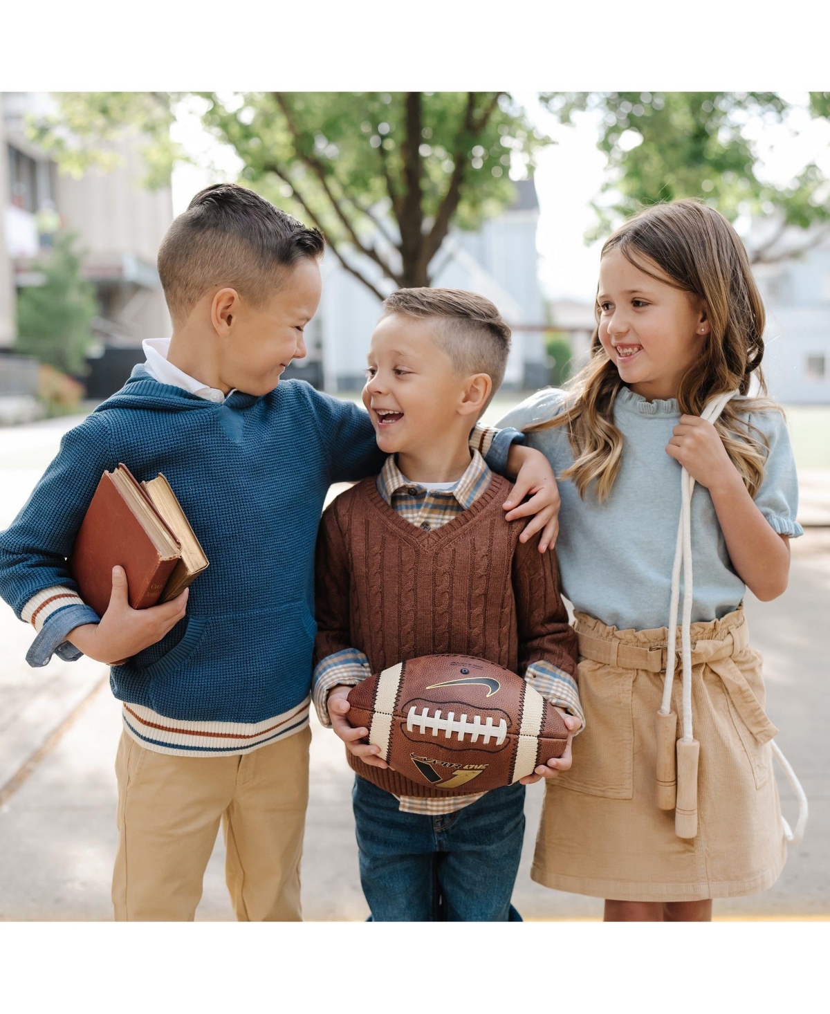 Hope & Henry Boys Organic Long Sleeve Plaid Flannel Button Down Shirt with Elbow Patches