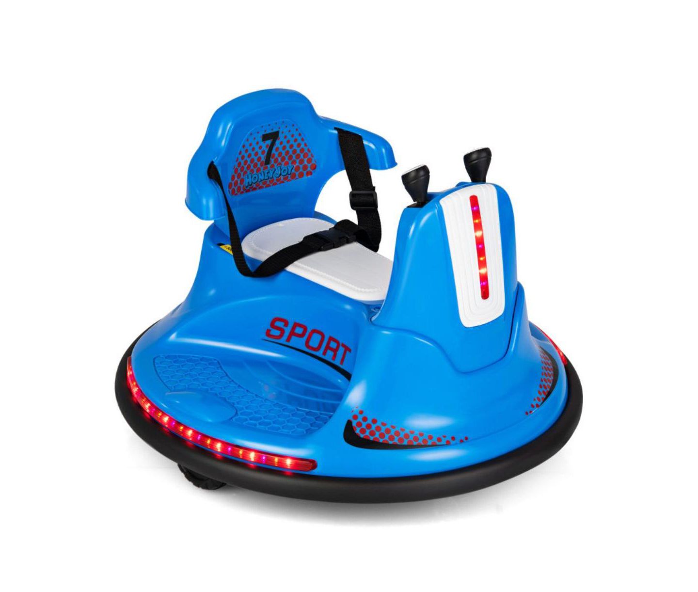 Детская игрушка VEBREDA 6V Bumper Car 360-Degree Spin Ride-On Car, Ages 3+, цвет: Синий — фото 1