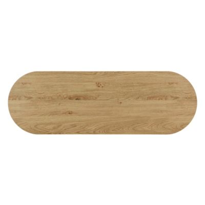 Streamdale Elegant Curved Dining Cabinet with Woven Rattan Doors (Black)