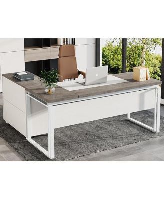 4-Drawer File Cabinet Filing Cabinet, Walnut