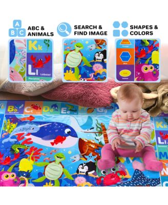 Super Soft Plush Surface ABC Playmat for Kids Toddlers & Infants