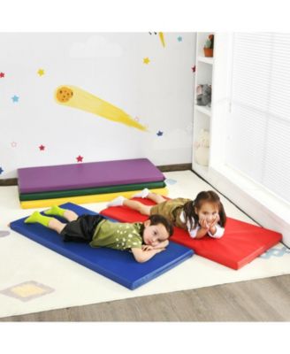 5 Pack 2 Inch Toddler Thick Rainbow Rest Nap Mats