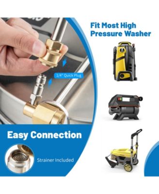 4000PSI Pressure Washer Surface Cleaner Stainless Steel with Casters