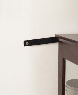 Simplie Fun Lighted Glass Curio Cabinet, Adjustable Shelves, 2 Doors, Drawer, Bulb, Cherry