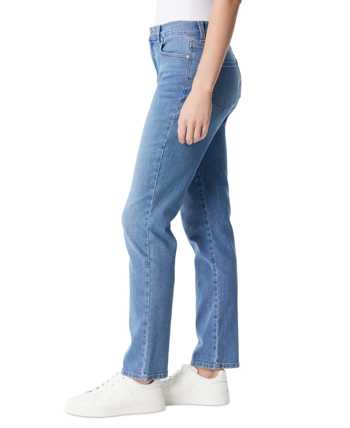 Gloria Vanderbilt Women's Amanda Classic Straight Jeans, In Regular, Short & Long In Blue