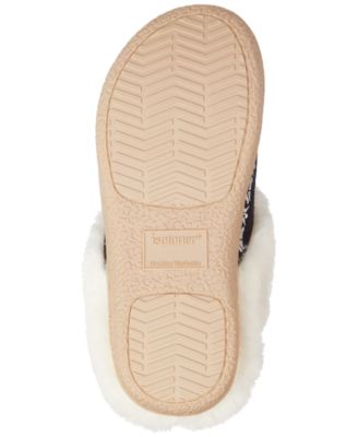 Women's Clara Faux-Fur-Trim Clog Slippers