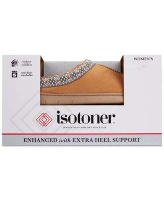 Isotoner Signature - Signature Women's Clara Microsuede Clog Slippers