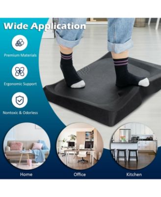Portable Anti-Fatigue Standing Mat with Massage Point and Diverse Terrain