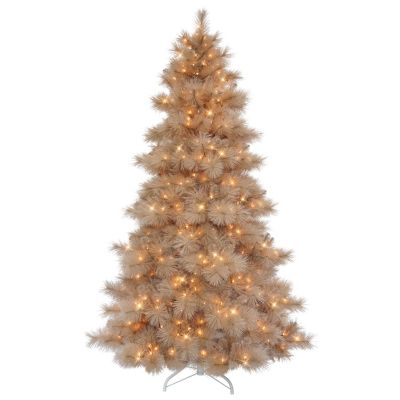 Puleo - 7.5-ft. Essex Fir Artificial Tree with 500 Clear Lights & Stand