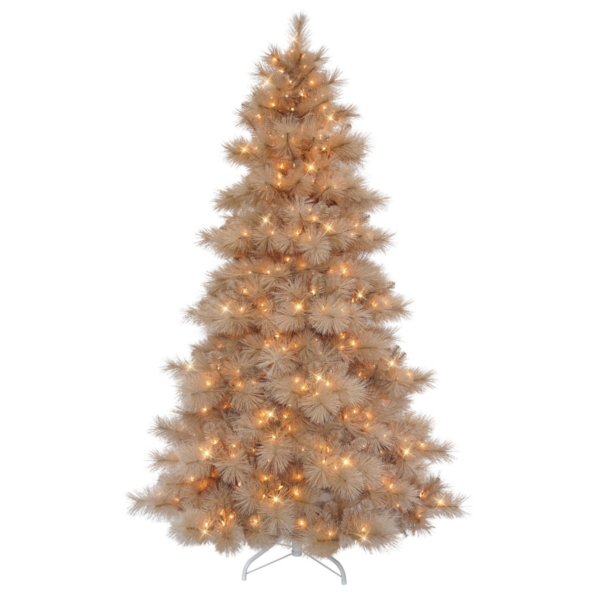 Puleo 7.5-ft. Essex Fir Tree With 500 Clear Lights & Stand In Brown