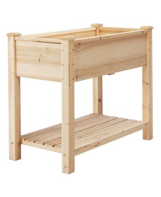 Wooden Raised Garden Bed for Yard Use