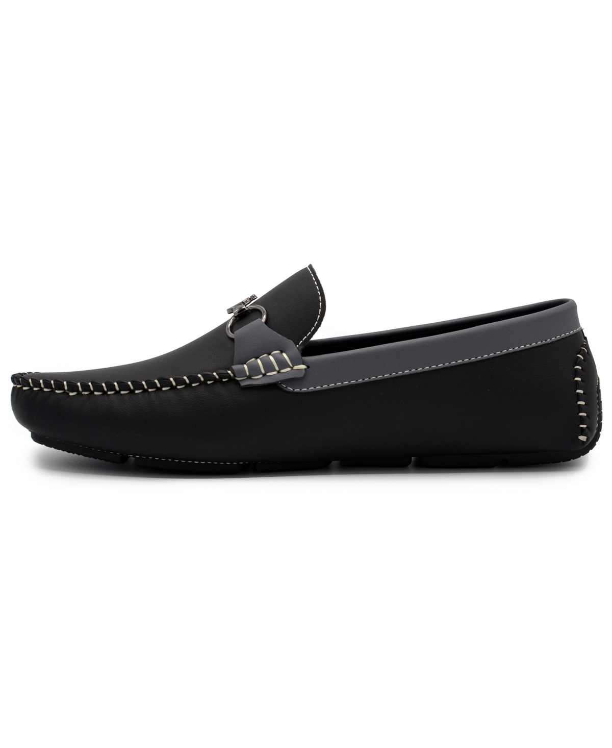 Aston Marc Mens Faux Leather Slip-on Driving Moccasins In Tan
