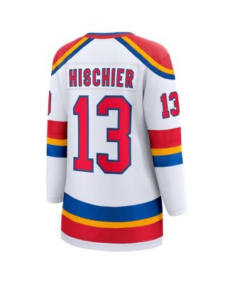 Women's Nico Hischier White New Jersey Devils Captain Patch Special Edition 2.0 Breakaway Player Jersey