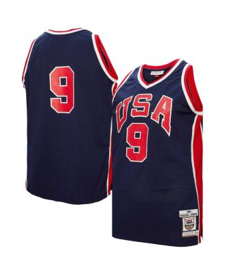 Mitchell Ness Men s Michael Jordan Navy USA Basketball 1984 Authentic Jersey Macy s