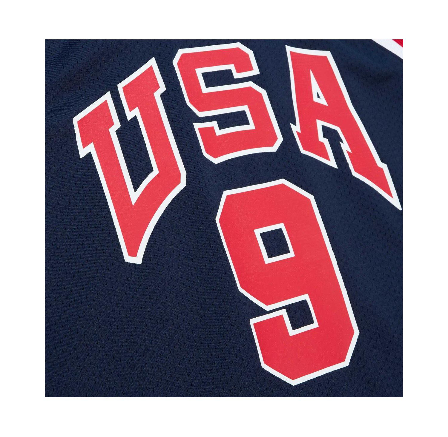 Men's Michael Jordan Navy USA Basketball 1984 Authentic Jersey