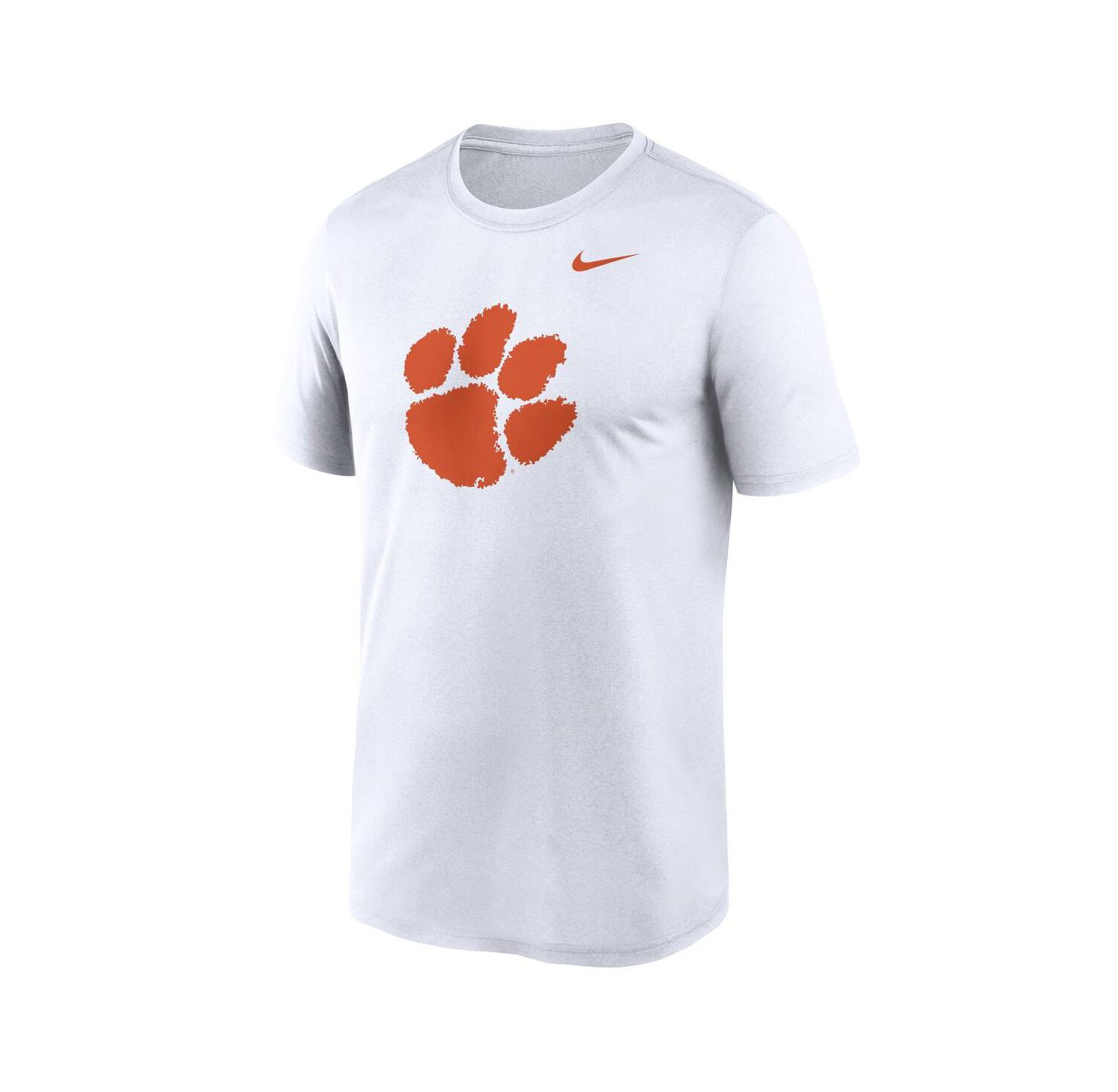 Men's White Clemson Tigers Primetime Legend Logo T-Shirt