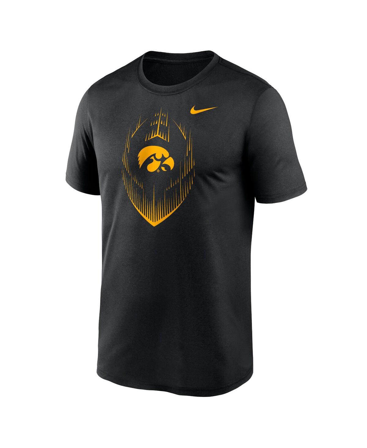 Nike Men's Black Iowa Hawkeyes Primetime Legend Icon Performance T-shirt In Black
