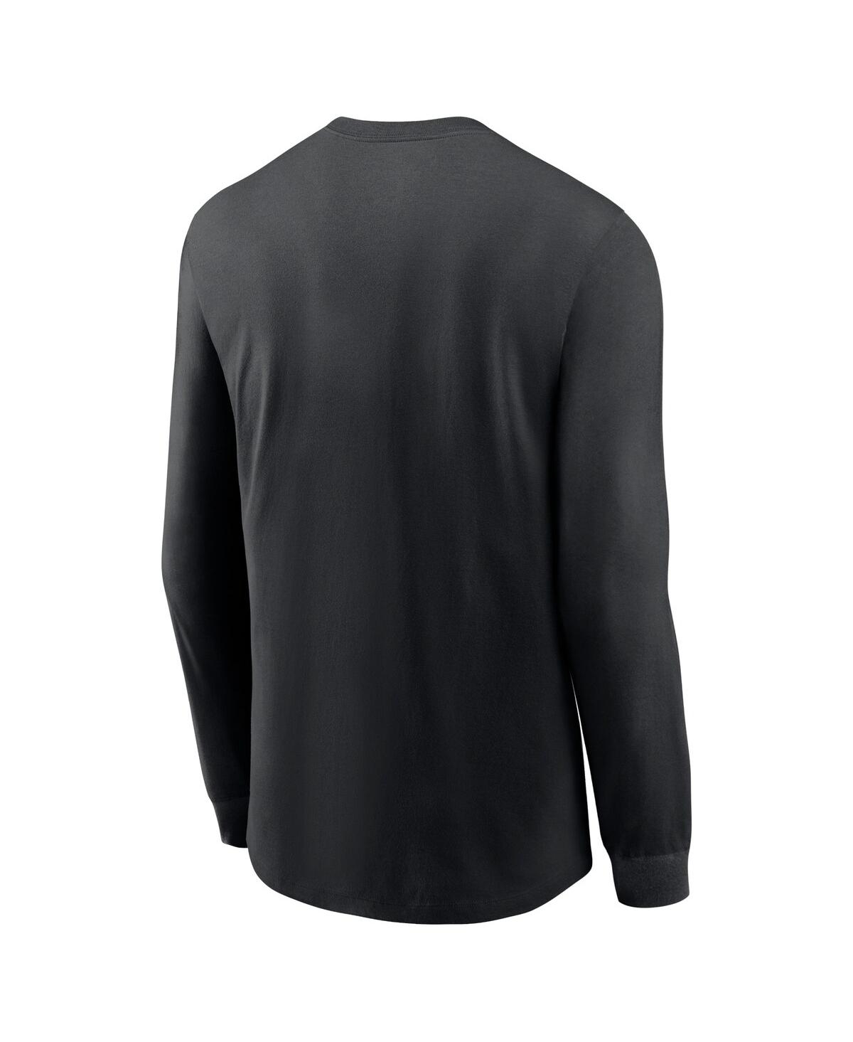 Nike Men'sGeorgia Bulldogs Legacy Primary Logo Long Sleeve T-Shirt - Black