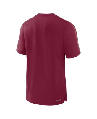 Men's Garnet Florida State Seminoles 2024/25 Sideline Player Performance Tri-Blend T-Shirt