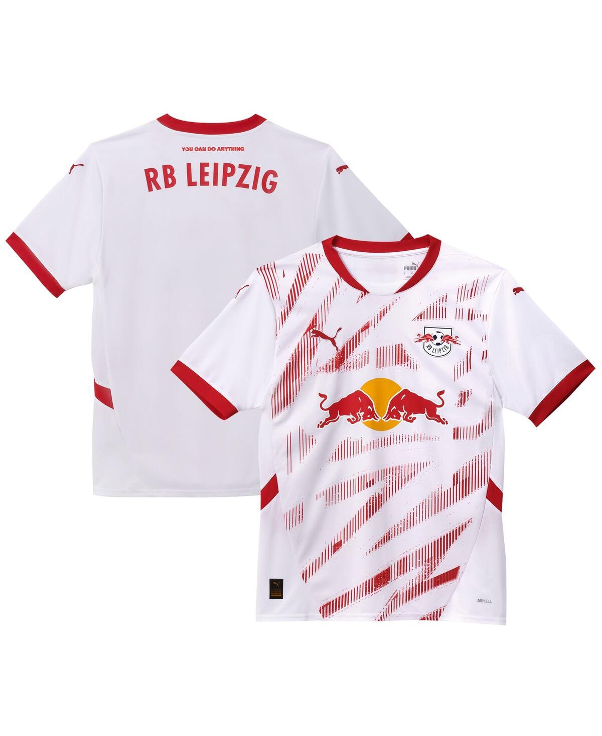Puma Men'sRb Leipzig 2024/25 Home Replica Jersey - White