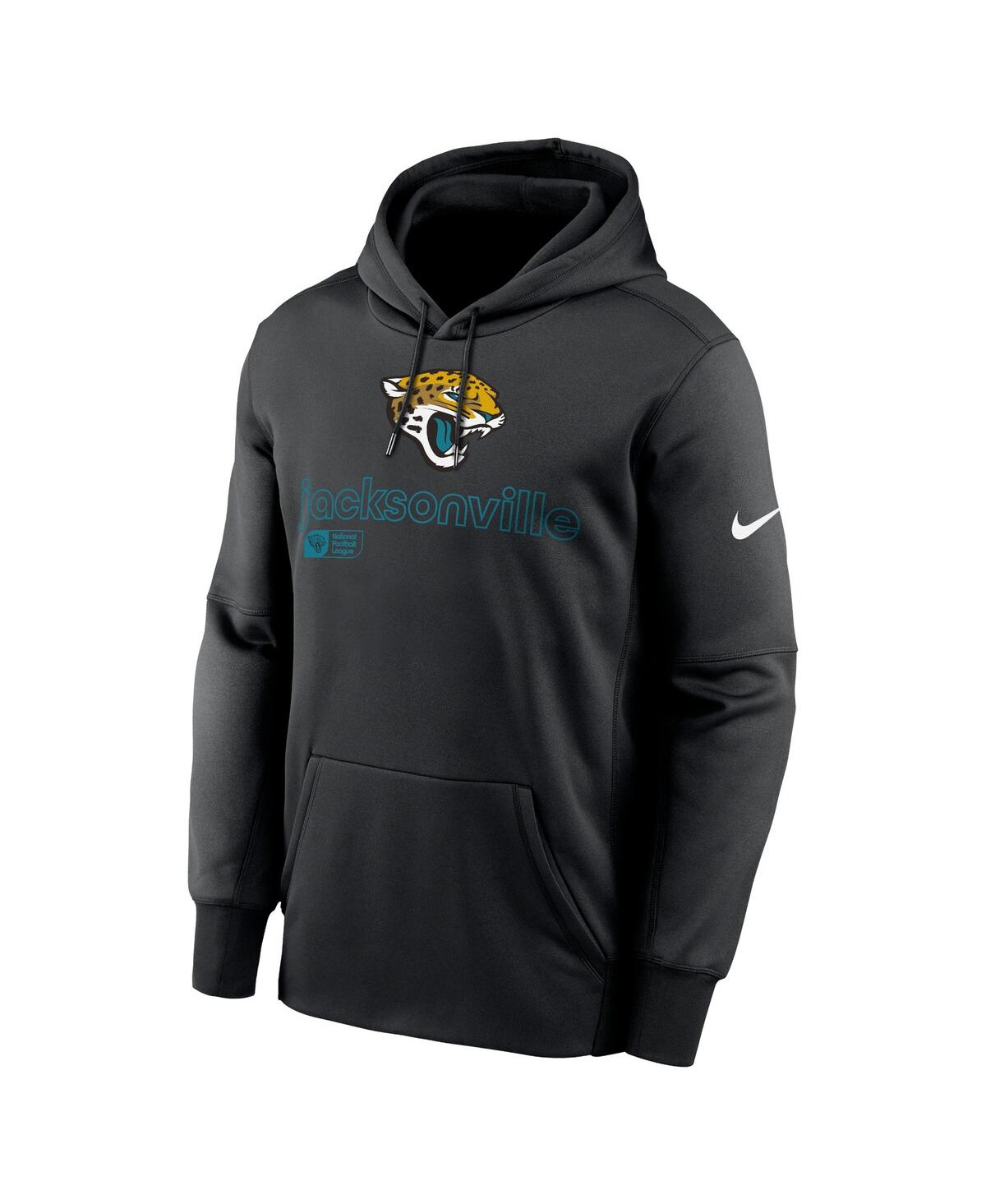 Nike Men'sJacksonville Jaguars Performance Pullover Hoodie - Black