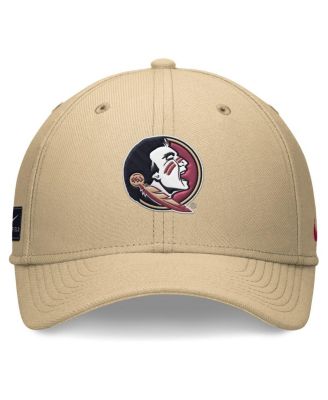 Men's Gold Florida State Seminoles 2024 On-Field Swoosh Flex Hat