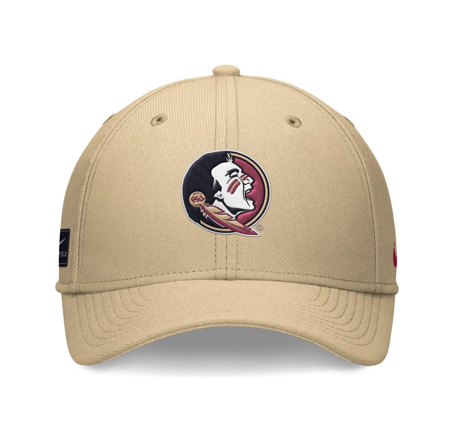 Men's Gold Florida State Seminoles 2024 On-Field Swoosh Flex Hat