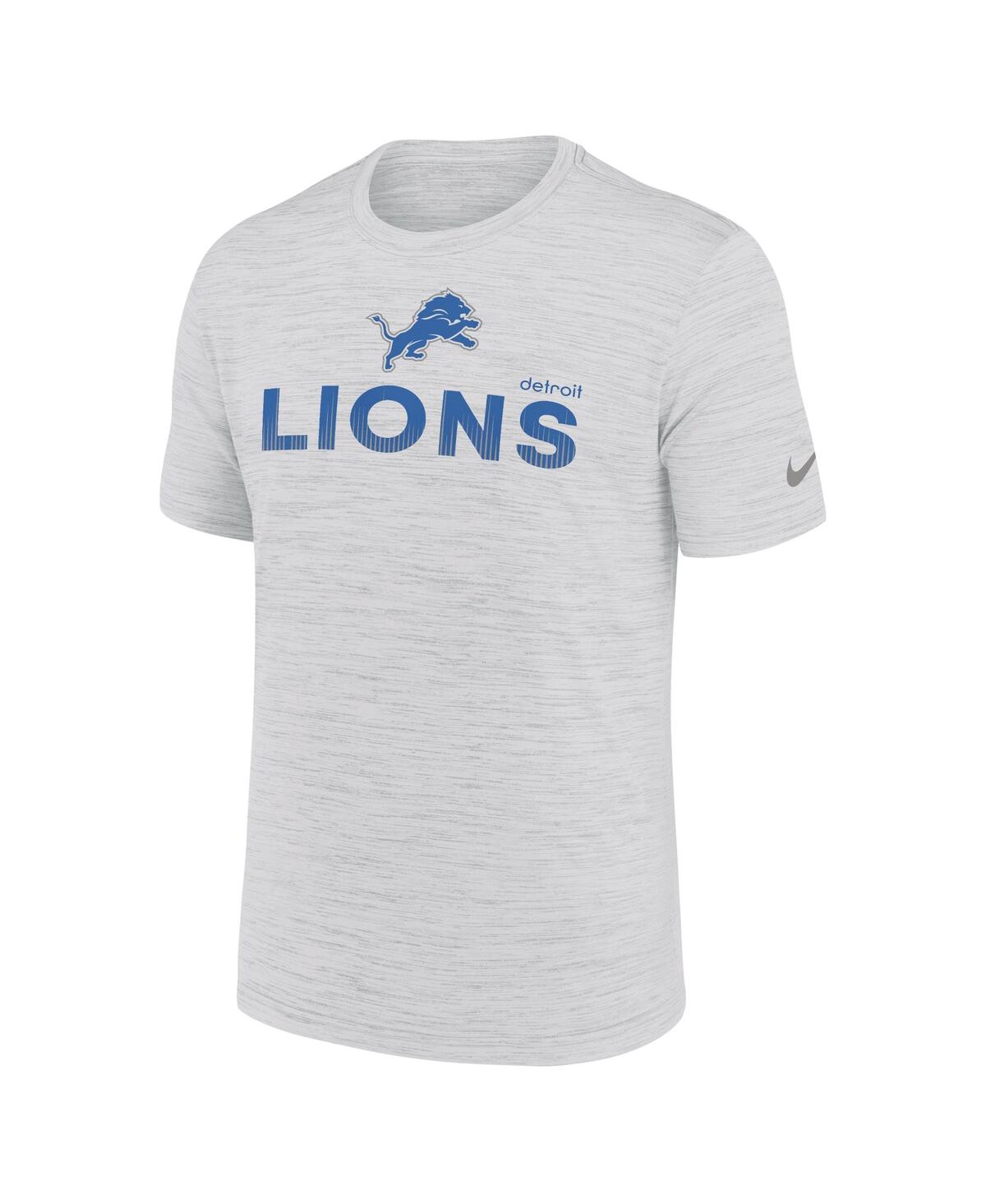 Nike Men'sDetroit Lions Blitz Velocity Modern Performance T-Shirt - White