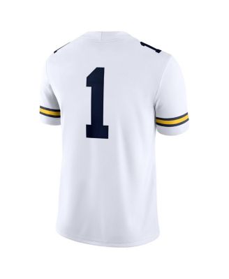 Men's 1 Michigan Wolverines Game Jersey