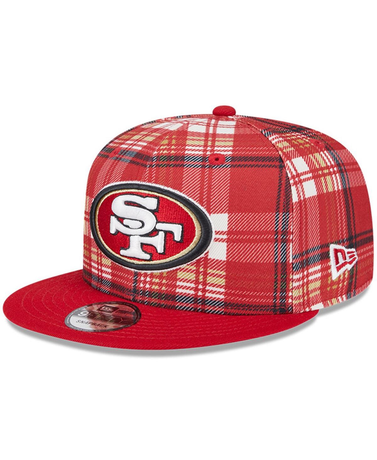 New Era Men's Scarlet San Francisco 49ers 2024 Sideline Statement 9fifty Snapback Hat In Scarlet