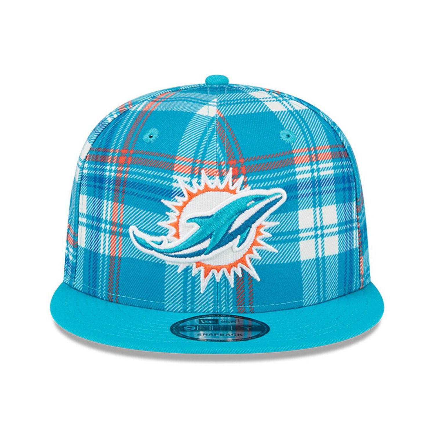Men's Aqua Miami Dolphins 2024 Sideline Statement 9FIFTY Snapback Hat
