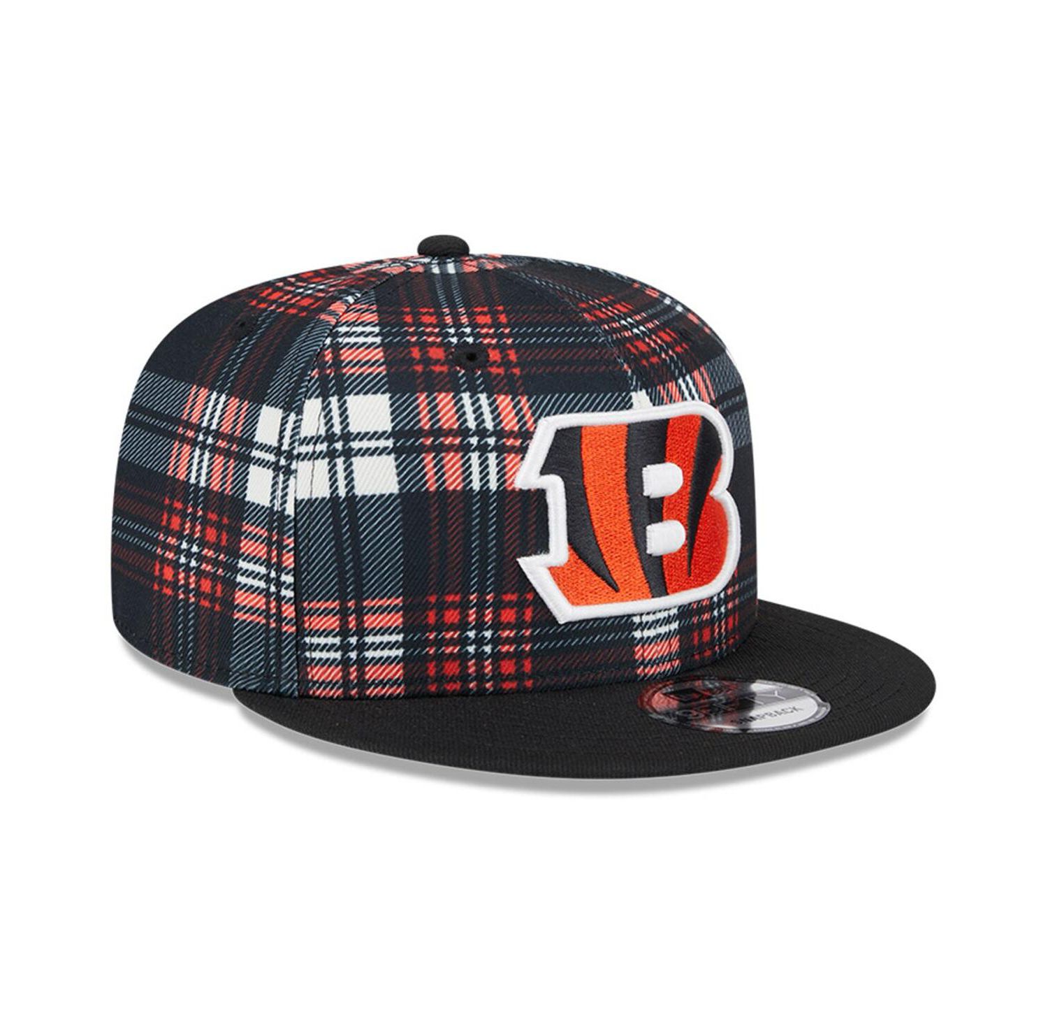 Men's Black Cincinnati Bengals 2024 Sideline Statement 9FIFTY Snapback Hat