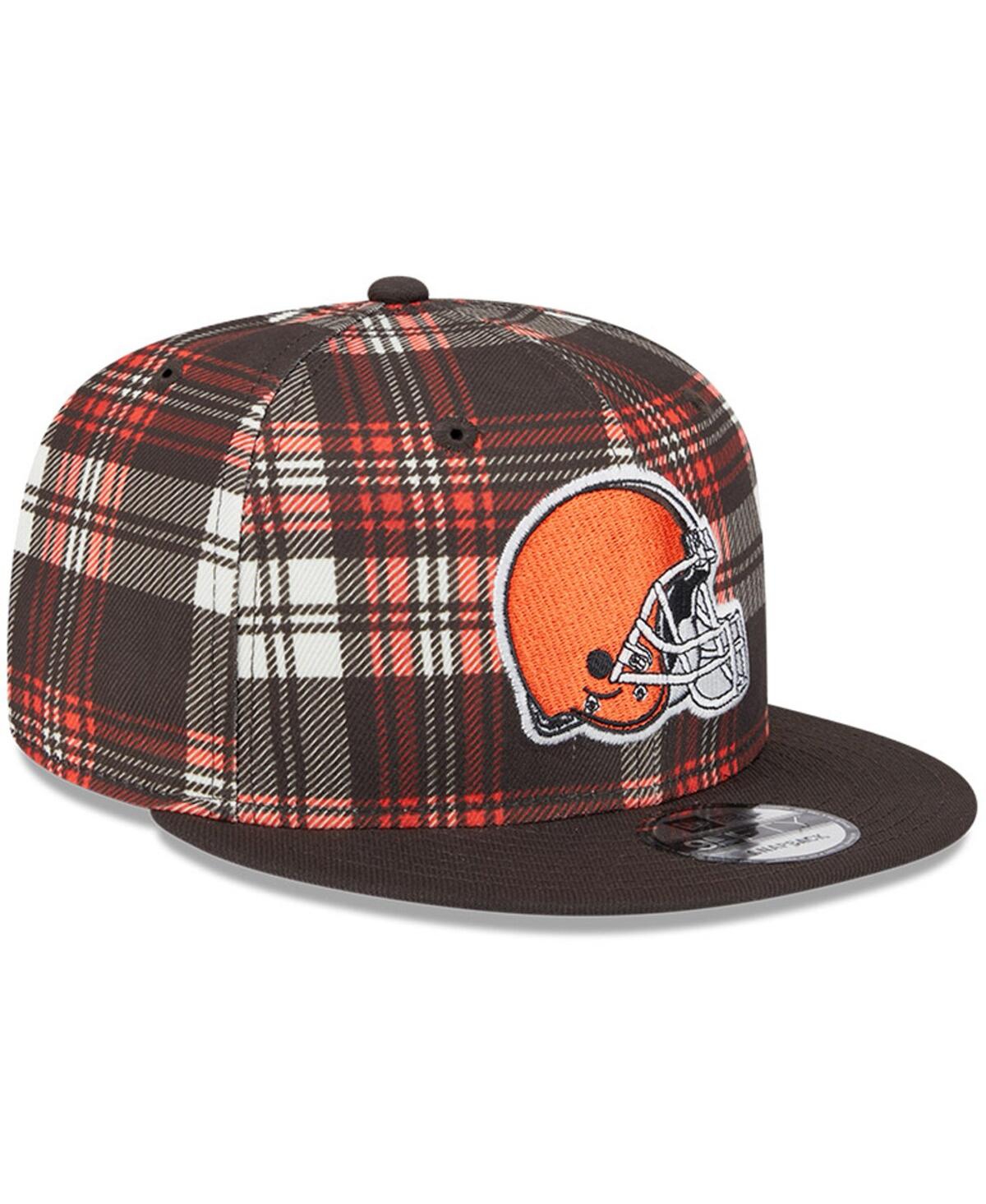 NEW ERA MEN'S BROWN CLEVELAND BROWNS 2024 SIDELINE STATEMENT 9FIFTY SNAPBACK HAT
