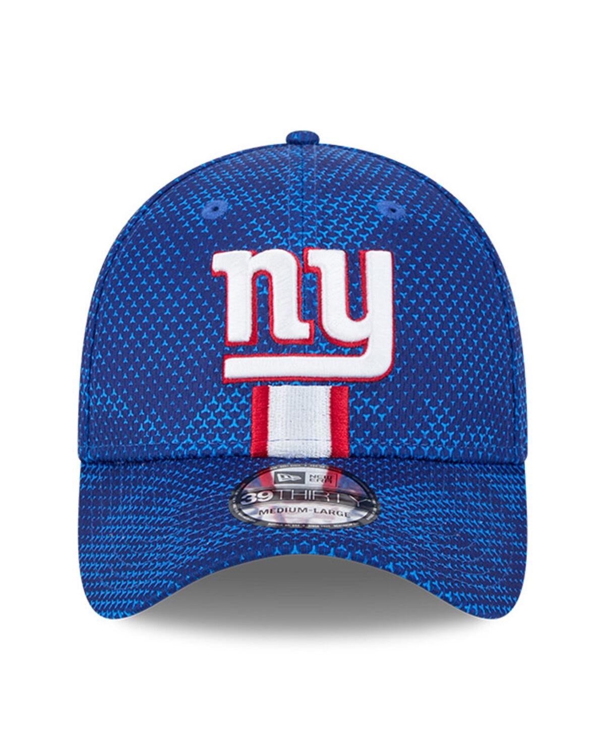 Shop New Era Men's Royal New York Giants 2024 Sideline 39thirty Flex Hat