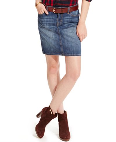 Tommy Hilfiger 5-Pocket Denim Skirt