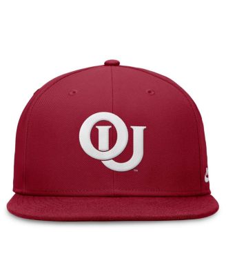 Men's Crimson Oklahoma Sooners Legacy True Fitted Hat