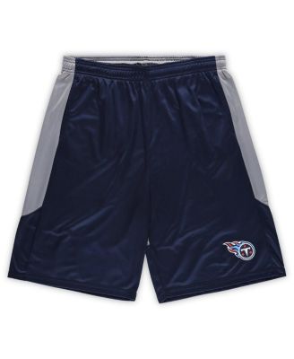 Men's Navy Tennessee Titans Big Tall Team Logo Shorts