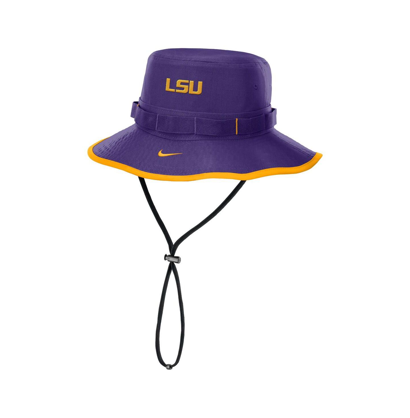 Мужская панама Nike Purple LSU Tigers 2024/25 On-Field Apex Performance Boonie Bucket Hat — фото 1