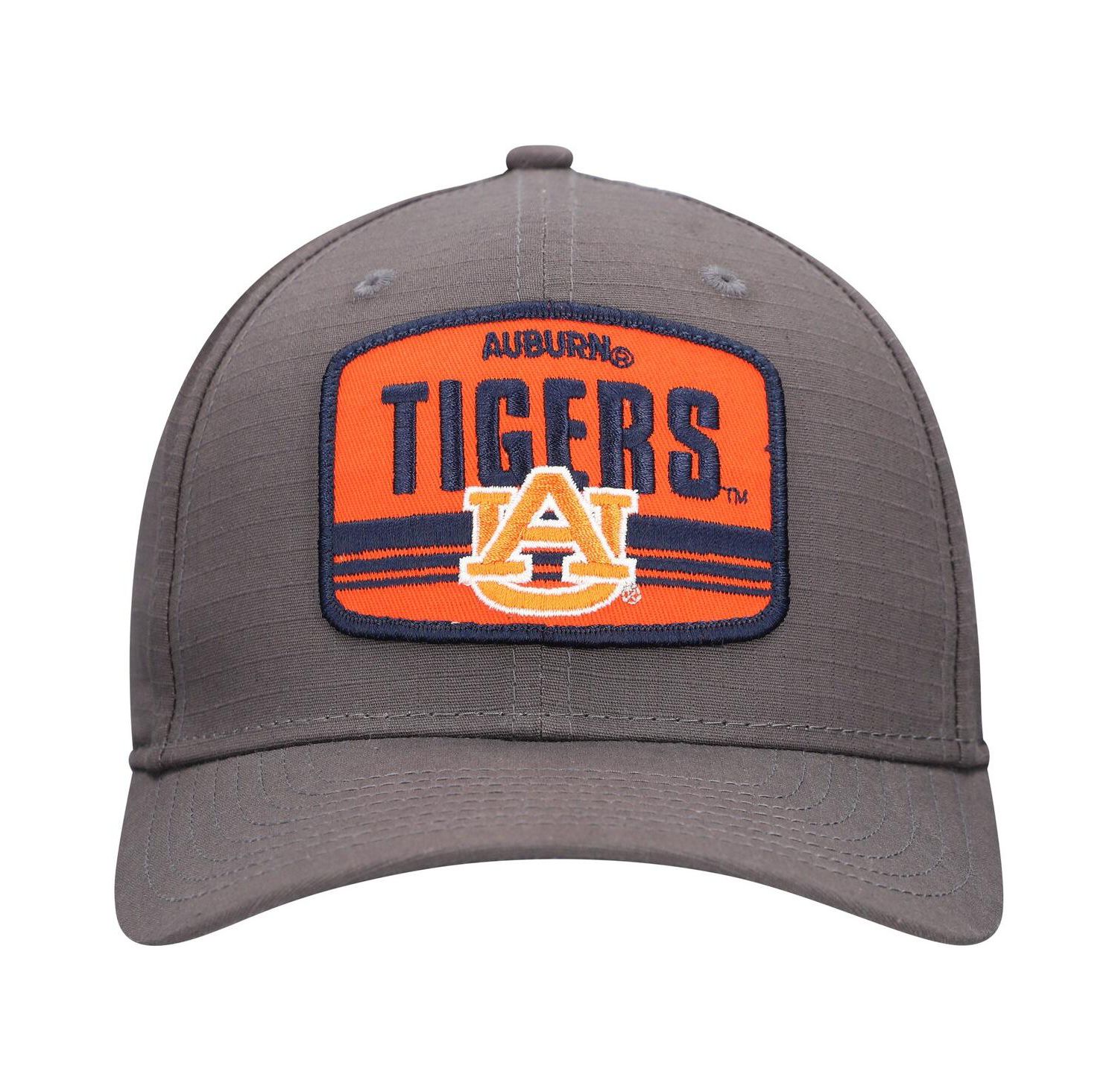 Men's Charcoal Auburn Tigers Team Elevated 9SEVENTY Adjustable Hat