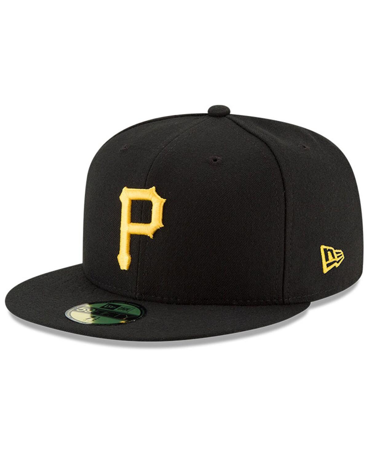New Era Men'sPittsburgh Pirates National Baseball Hall of Fame 59FIFTY Fitted Hat - Black