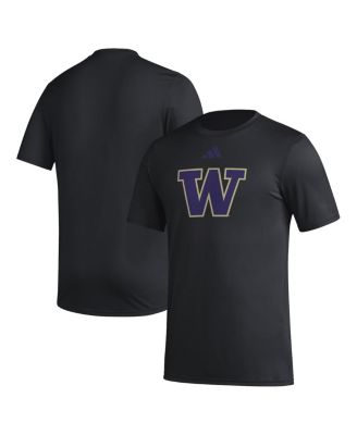Men's Washington Huskies Primary Locker Logo Pre-Game AEROREADY T-Shirt