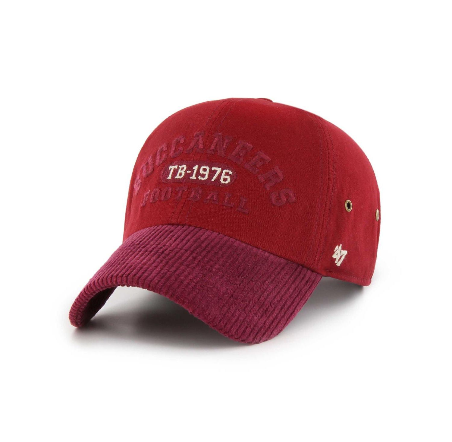 Men's Red Tampa Bay Buccaneers Ridgeway Clean Up Adjustable Hat