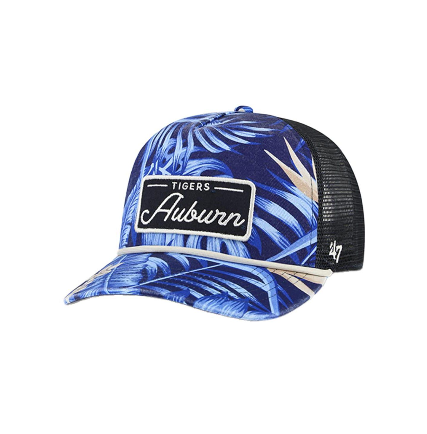 Мужская кепка '47 Brand Navy Auburn Tigers Tropicalia Hitch Adjustable Hat — фото 1