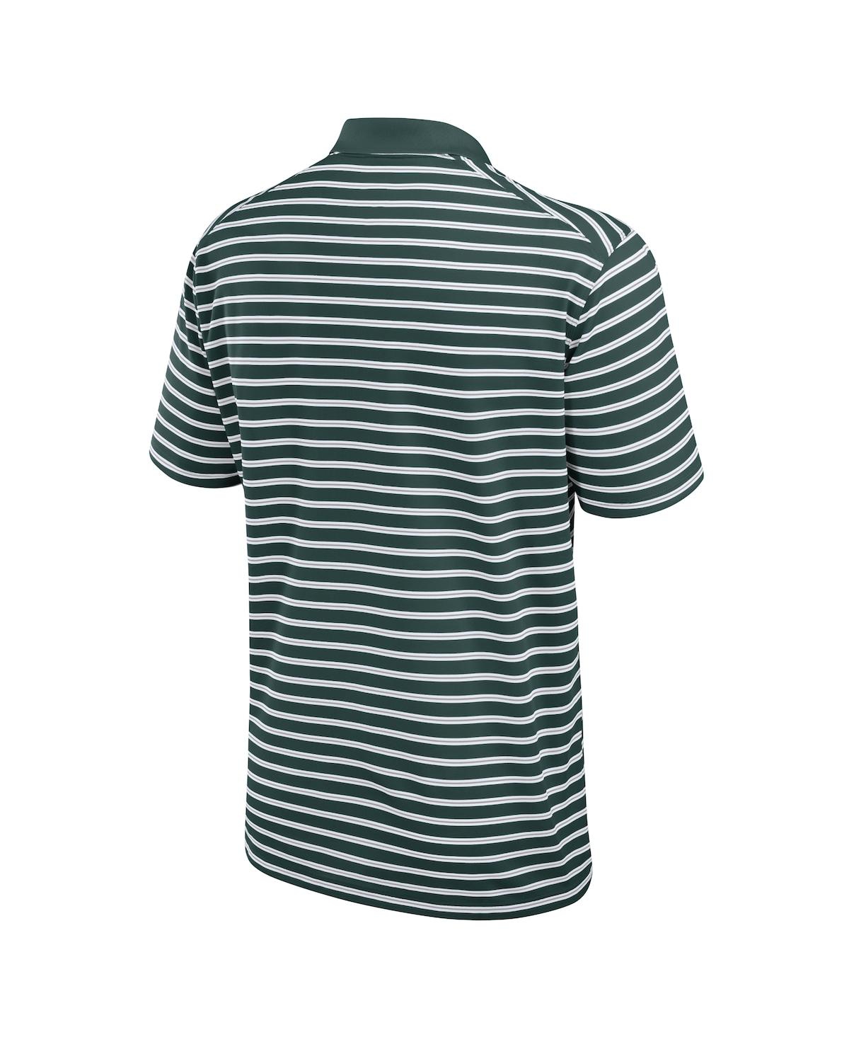 Nike Men's Michigan State Spartans Primetime Victory Striped Performance Polo - White