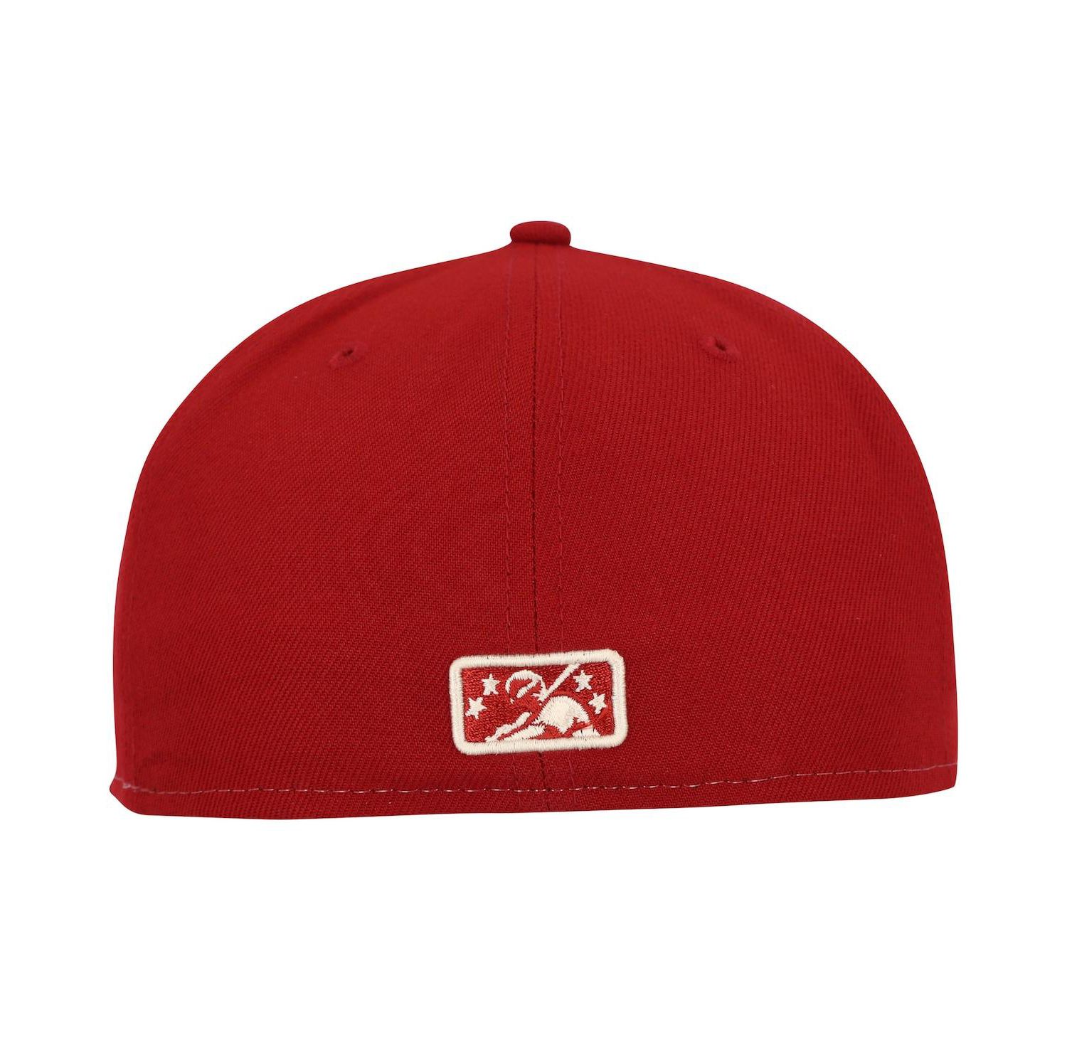 Men's White/Red Inland Empire 66ers Theme Night Redlands Pickers 59FIFTY Fitted Hat