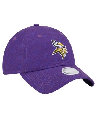 Women's Purple Minnesota Vikings Smiley 9TWENTY Adjustable Hat